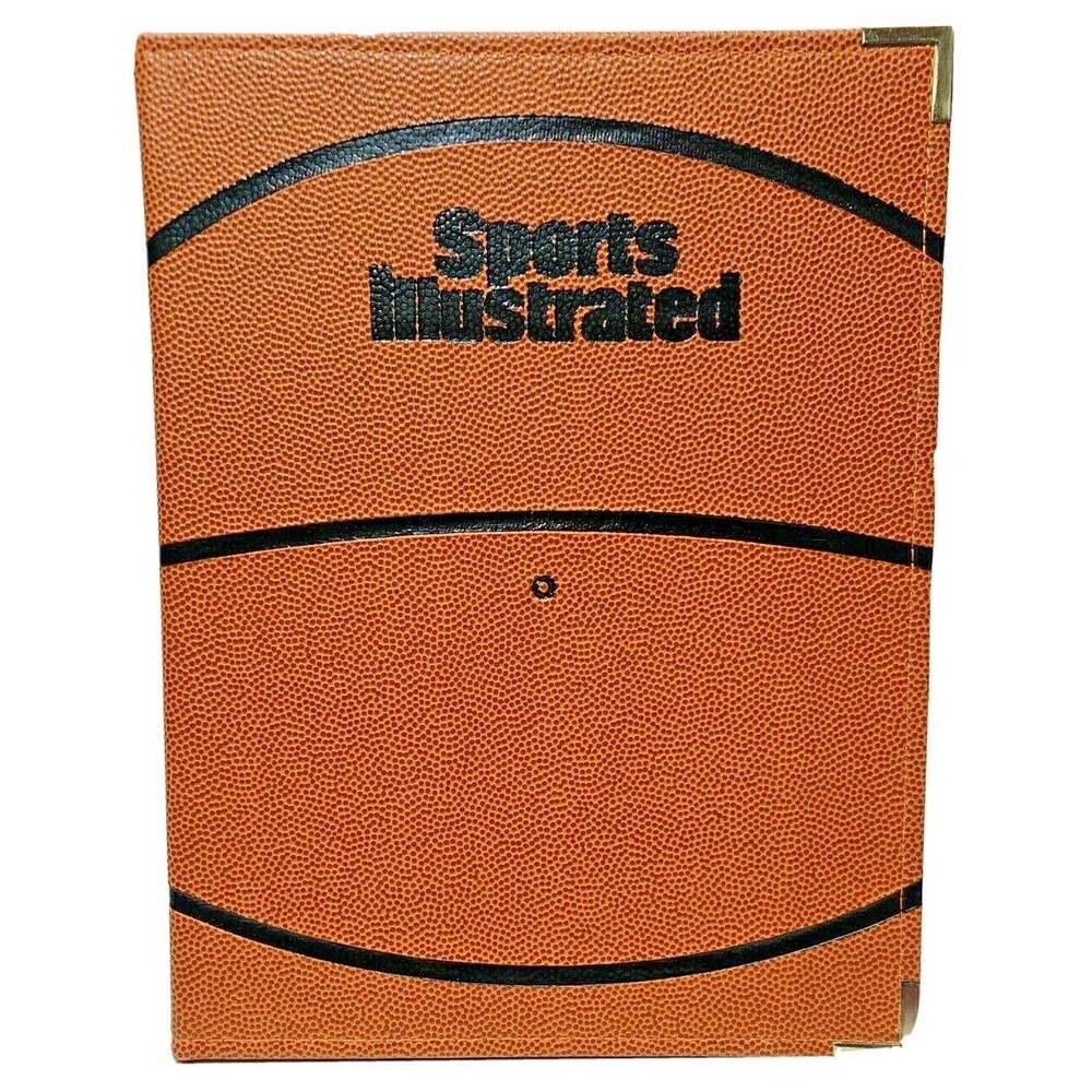 Basketball Sports Illustrated Ball Cover Texture Notebook Portfolio Ledger Pad